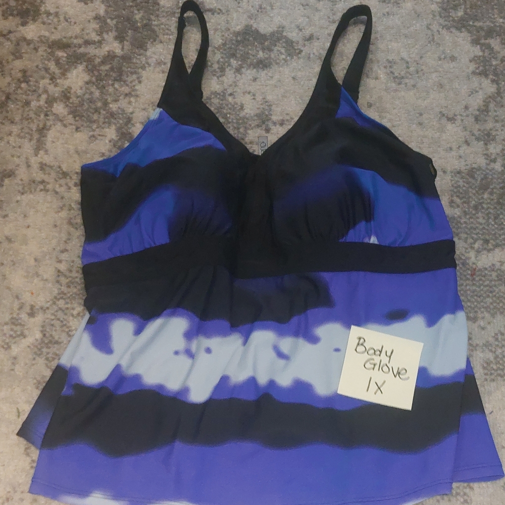 Body Glove Women's One Piece in Blue and Black